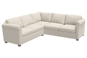 white sectional