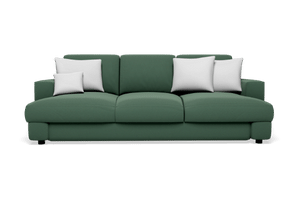 green sofa