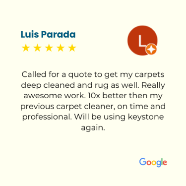 Review luis parada keystone cleaning