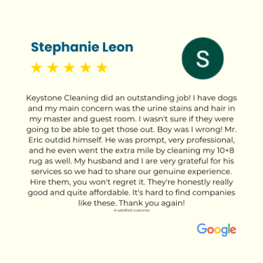 Review stephanie leon keystone cleaning x